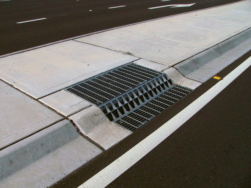 metal drain grate
