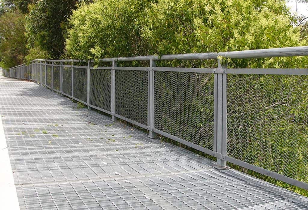 galvanised handrail systems